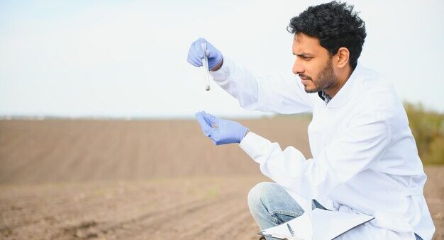 soil testing organic farming method